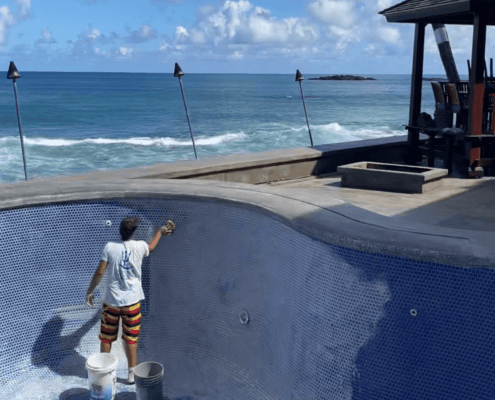 Neptune weekly pool cleaning service, Oahu.