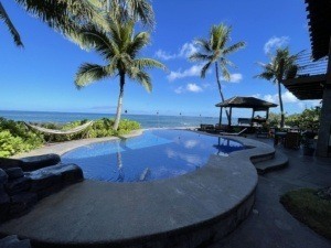 Recently cleaned spa at a resort on Oahu. Spa cleaning services, Hawaii.